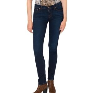 𝅺🍋J Brand dark indigo wash mid-rise skinny jeans